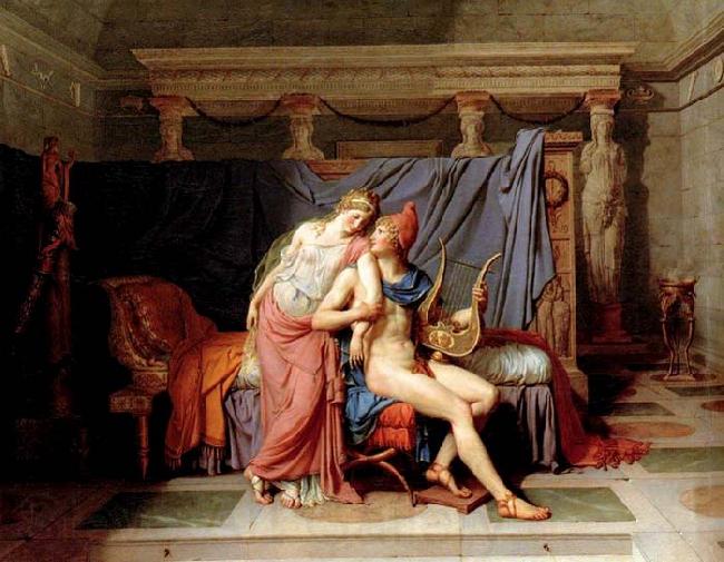 Jacques-Louis  David The Loves of Paris and Helen Germany oil painting art